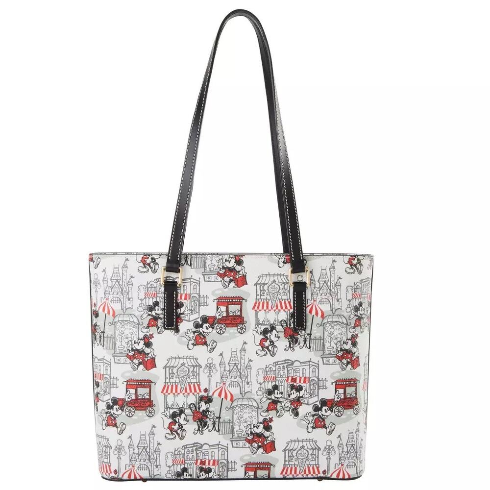 Mickey and Minnie Mouse Main Street Dooney & Bourke Tote Bag – Exclusive NWT